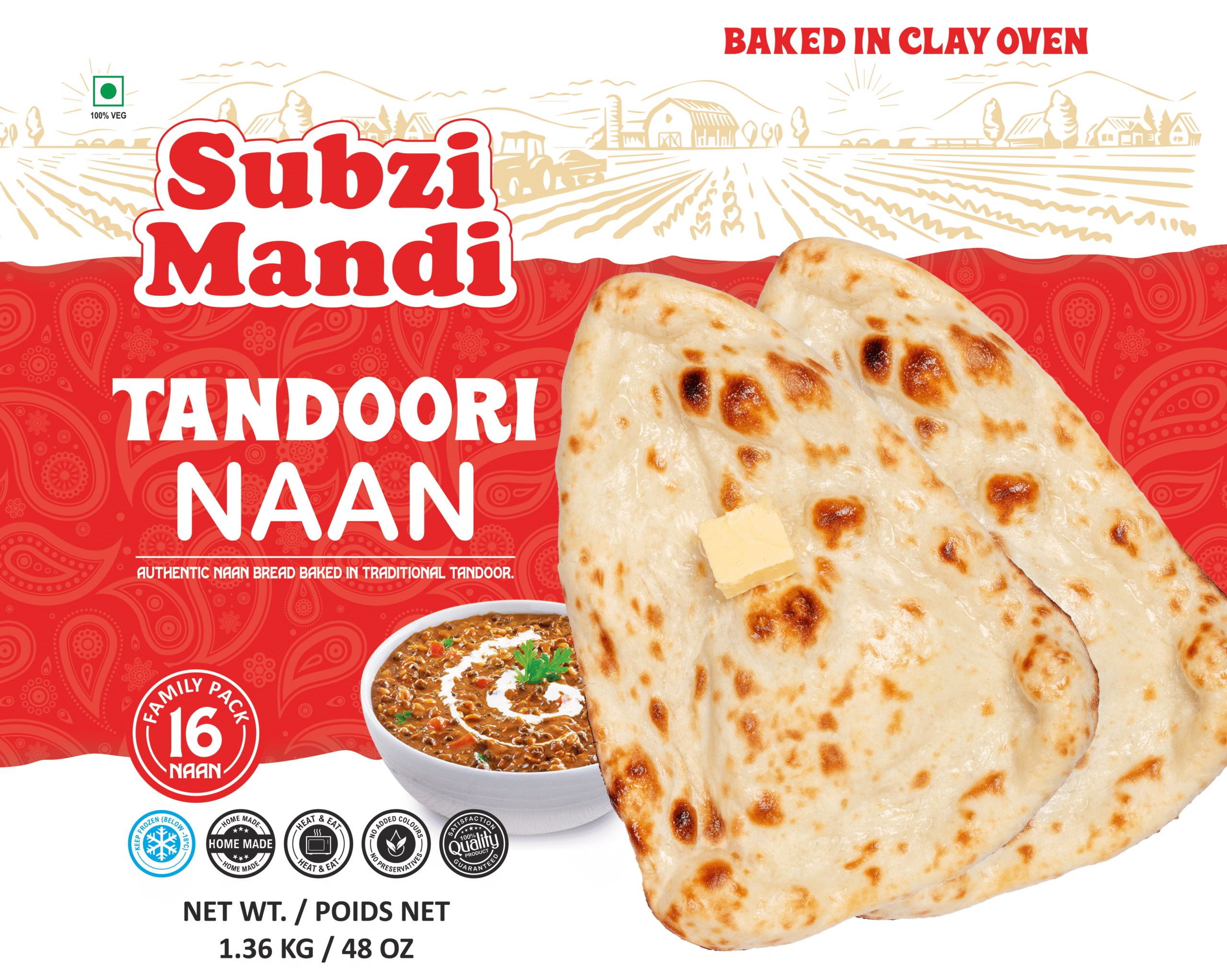 Subzi Mandi Tandoori Naan