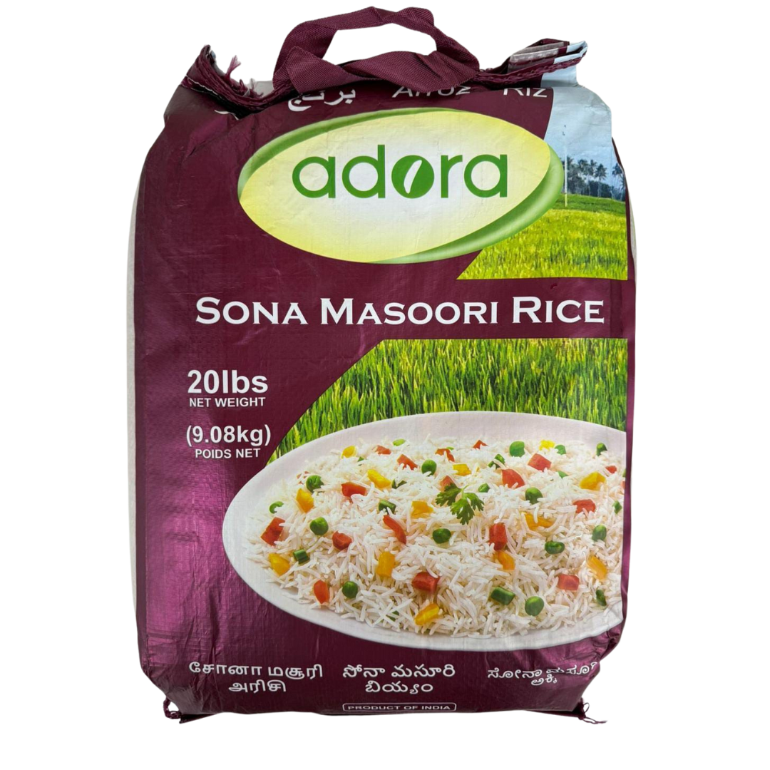 Adora Sona Masoori Rice (20LB)