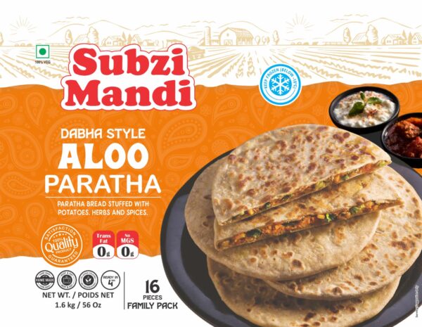 Subzi Mandi Aloo Paratha (16PC)