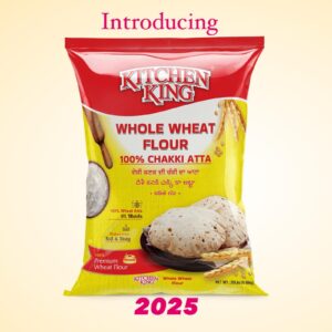 Kitchen King Whole Wheat Atta (20LB)