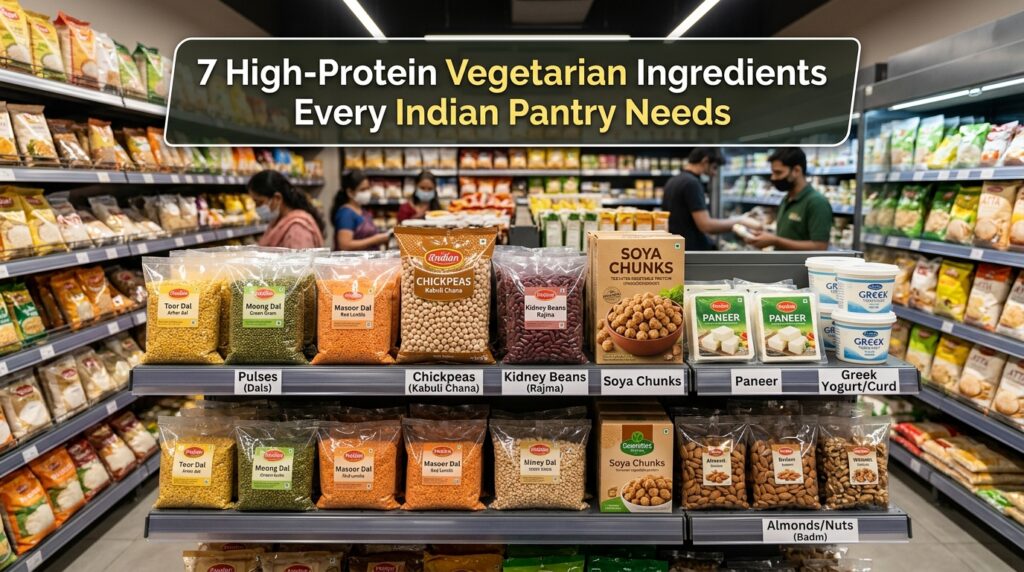 7 High-Protein Vegetarian Ingredients Every Indian Pantry Needs