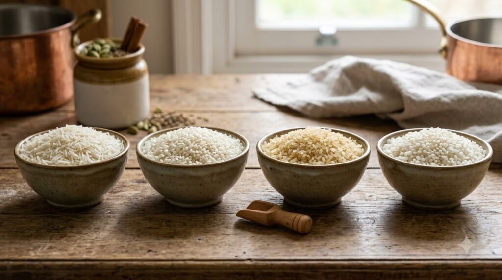 Current image: Choosing the Right Indian Rice: Basmati vs Sona Masoori vs Ponni vs Idli Rice