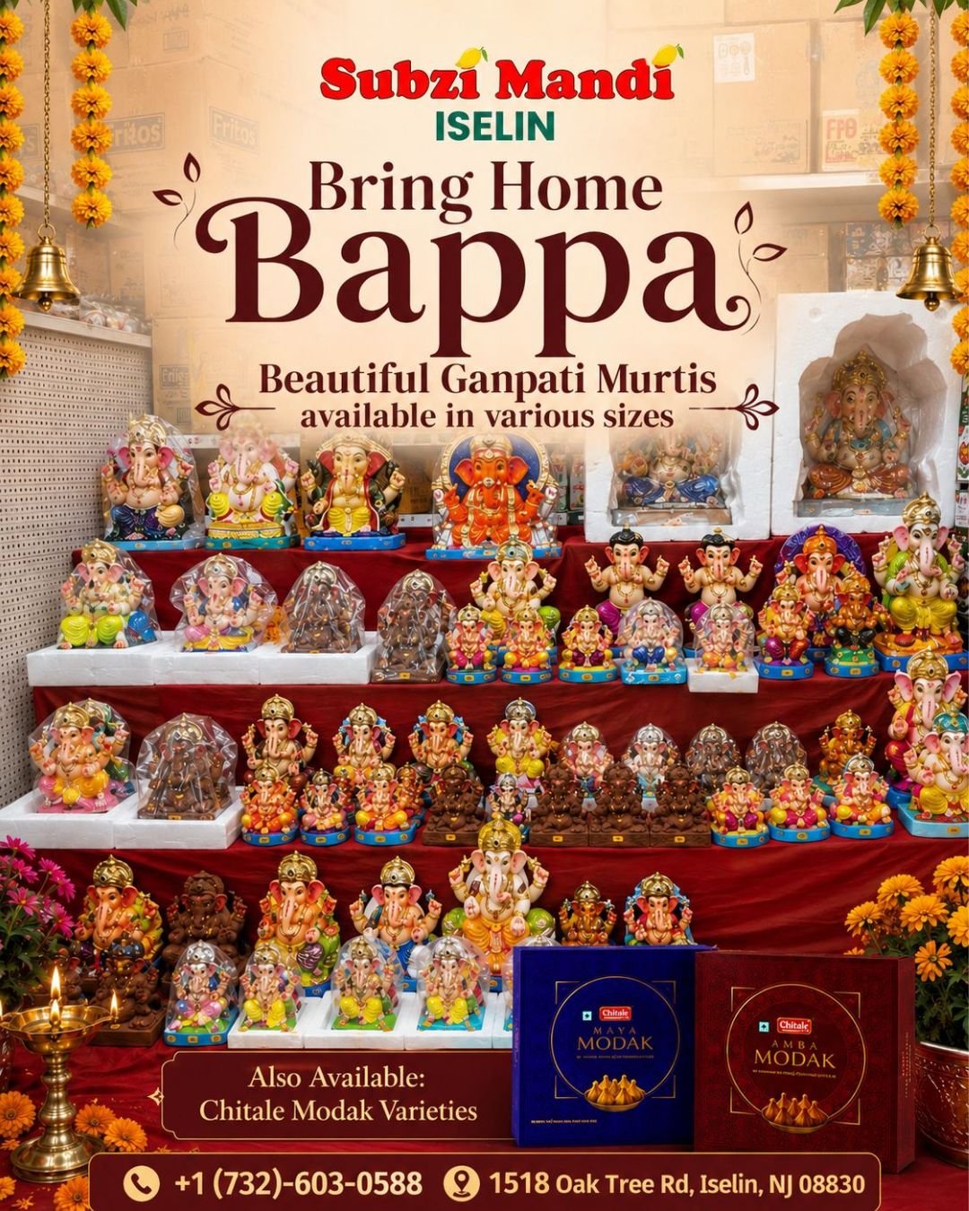bring home bappa subzi mandi popup